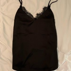 Satin Lace Tank Top - Dynamite